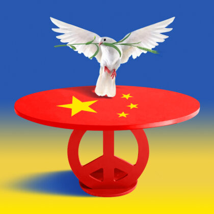 China Peace Table - Custom Maid Illustrations